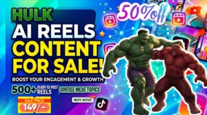 500+ AI-Generated Hulk Reels – Ready to Post and Built for Engagement